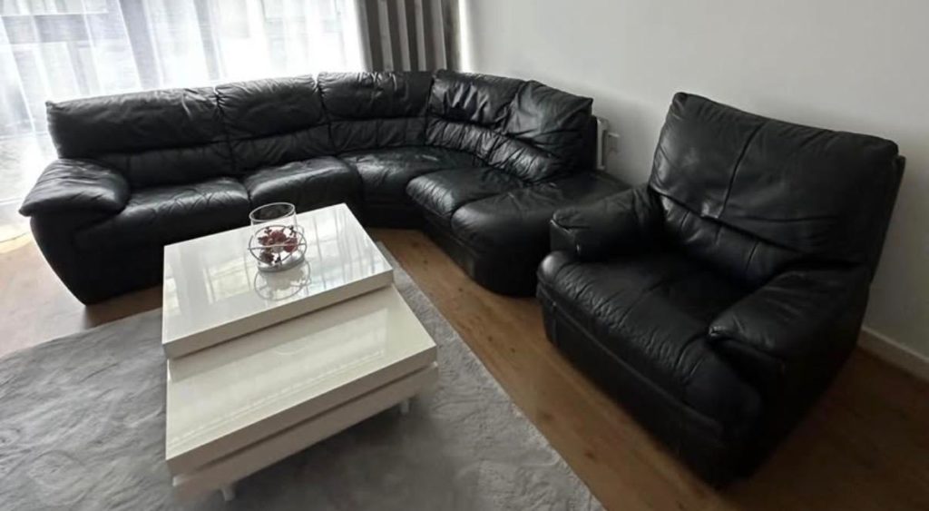 House clearance team removing furniture in Bristol home